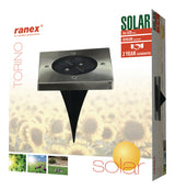 SmartWares Ground Spot Torino LED 12 x 13,2 cm Edelstahl IP44 Silber - afbeelding 3