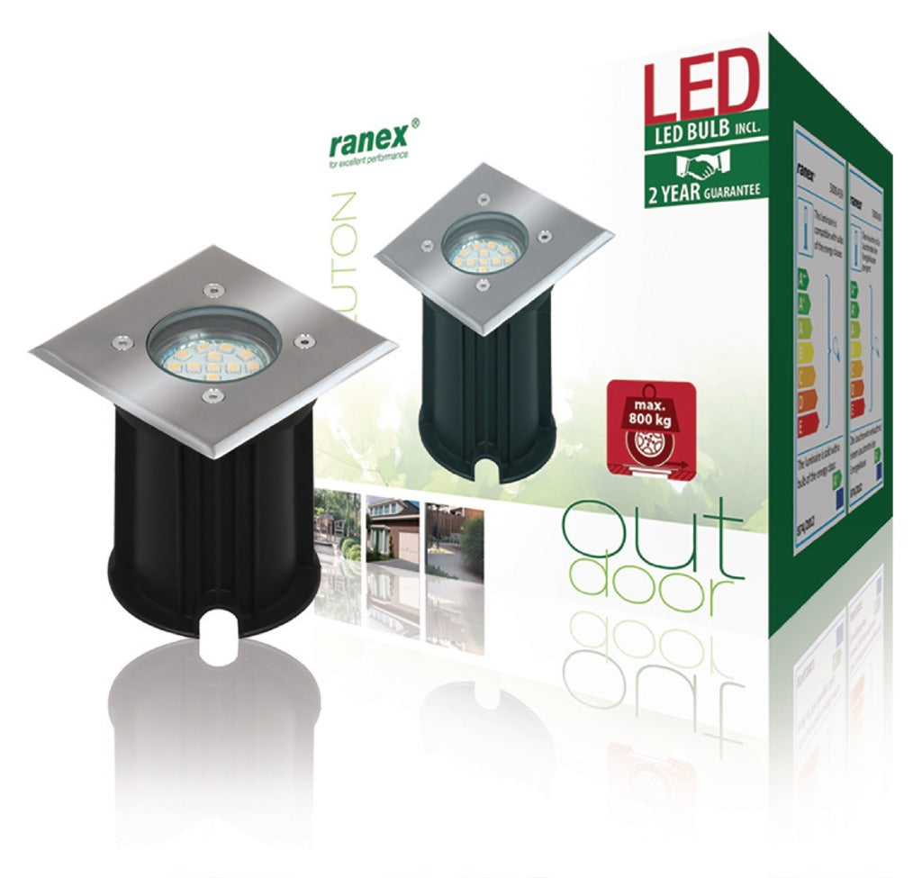 RANEX RANEX RA-0158620 LED-Bodenplatz 3 W 230 LM 3000 K
