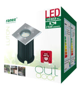 RANEX RANEX RA-0158620 LED-Bodenplatz 3 W 230 LM 3000 K - afbeelding 3