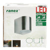 SmartWares Wandlampe Kimi LED 6,8 x 9,2 cm Aluminium Silber