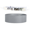 SmartWares Deckenlampe 40x40x10 cm grau