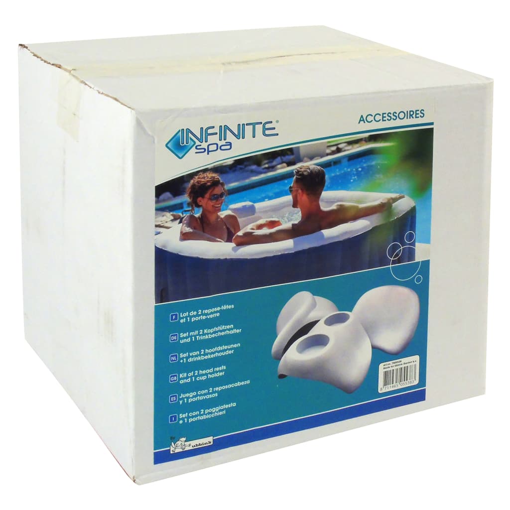 Infinite Spa Infinite Spa Kopfstütze und Becherhalter PU