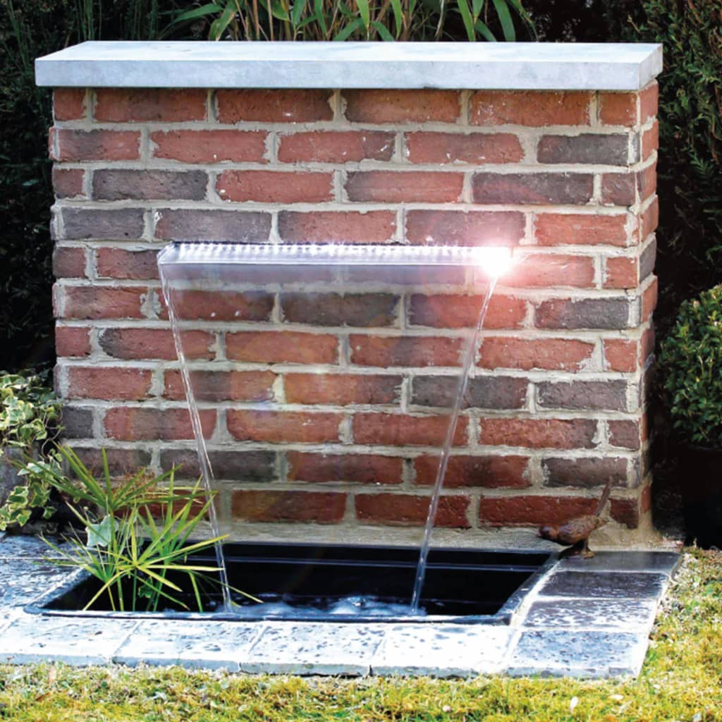 Ubbink Ubbink Niagara Wasserfall mit LED -Beleuchtung 60 cm Edelstahl