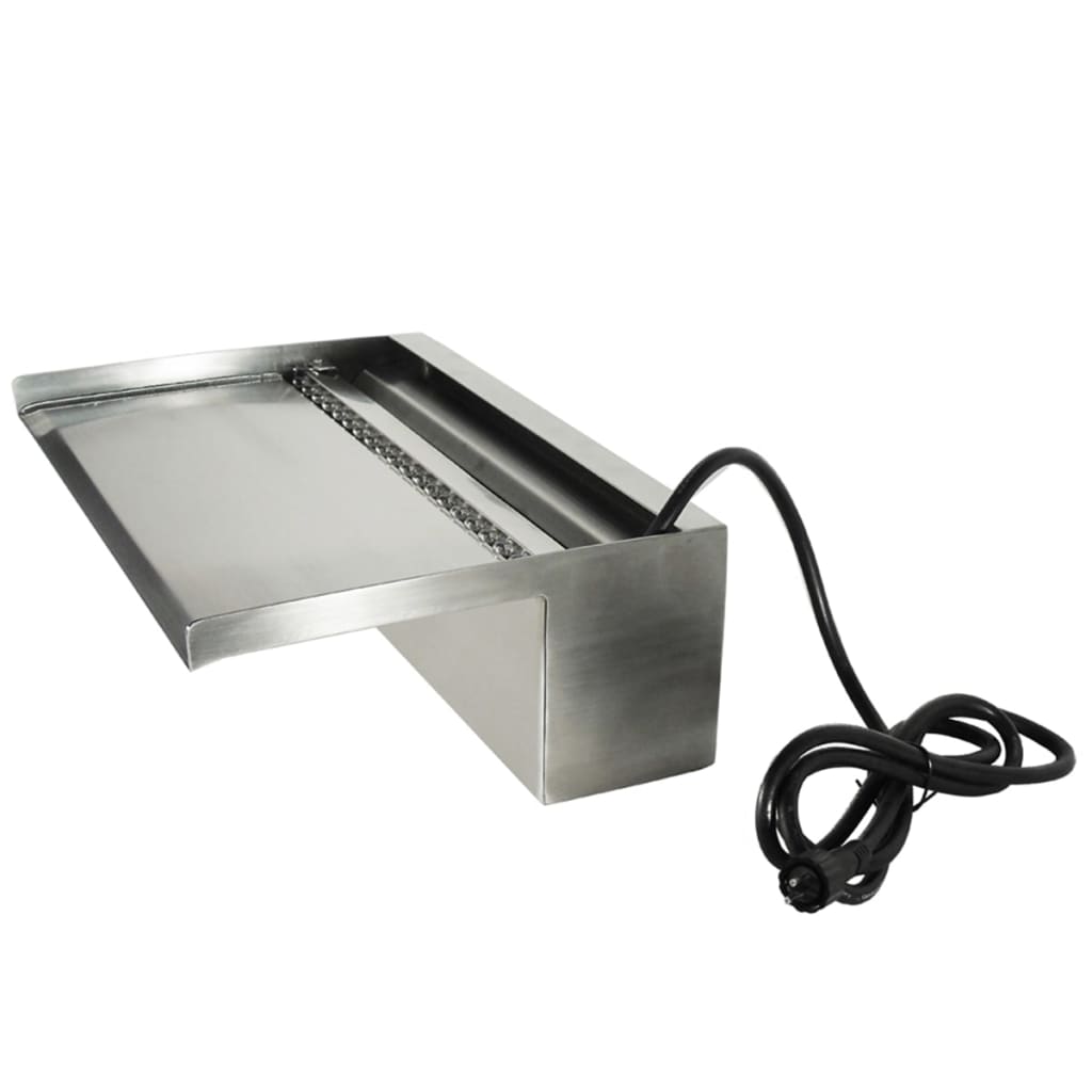 Ubbink Ubbink Wasserfall Niagara LED 30 cm Silberfarbe 1312124