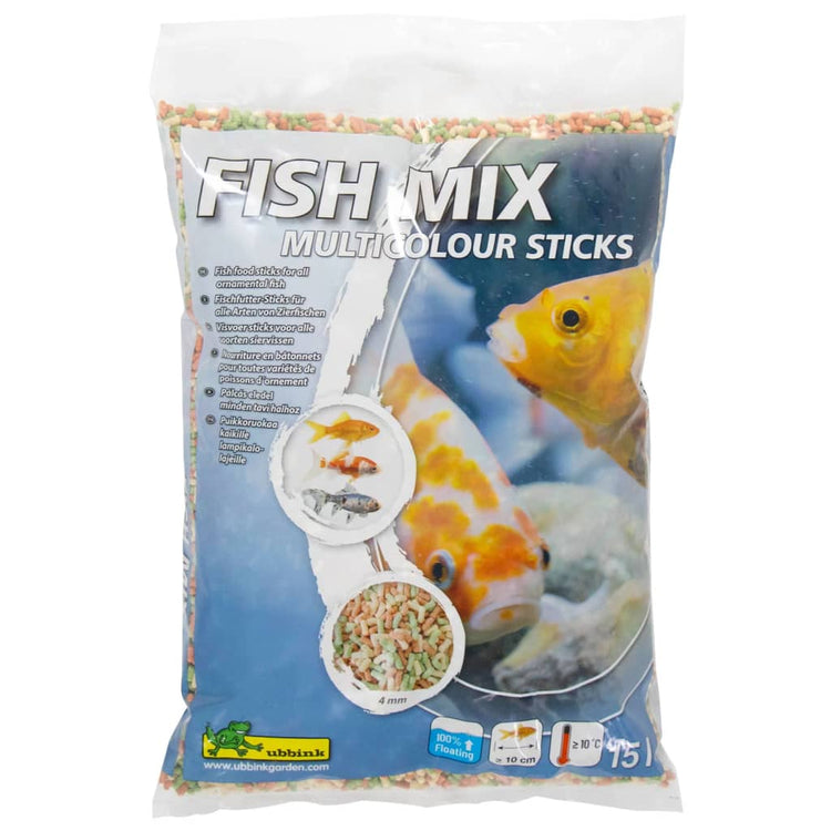 Ubbink Ubbink Fish Food Fish Mix Multikolen Stöcke 4 mm 15 l