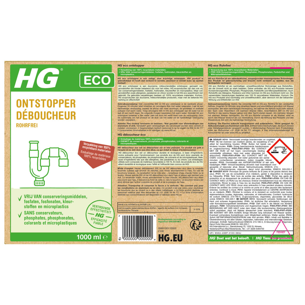 Hg Hg Eco Displayer 1L