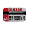 Reparaturbox Select 12,5 cm Aluminium rot weiß 23-teilig