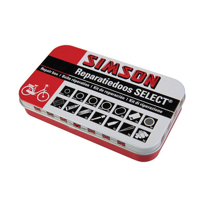 Reparaturbox Select 12,5 cm Aluminium rot weiß 23-teilig