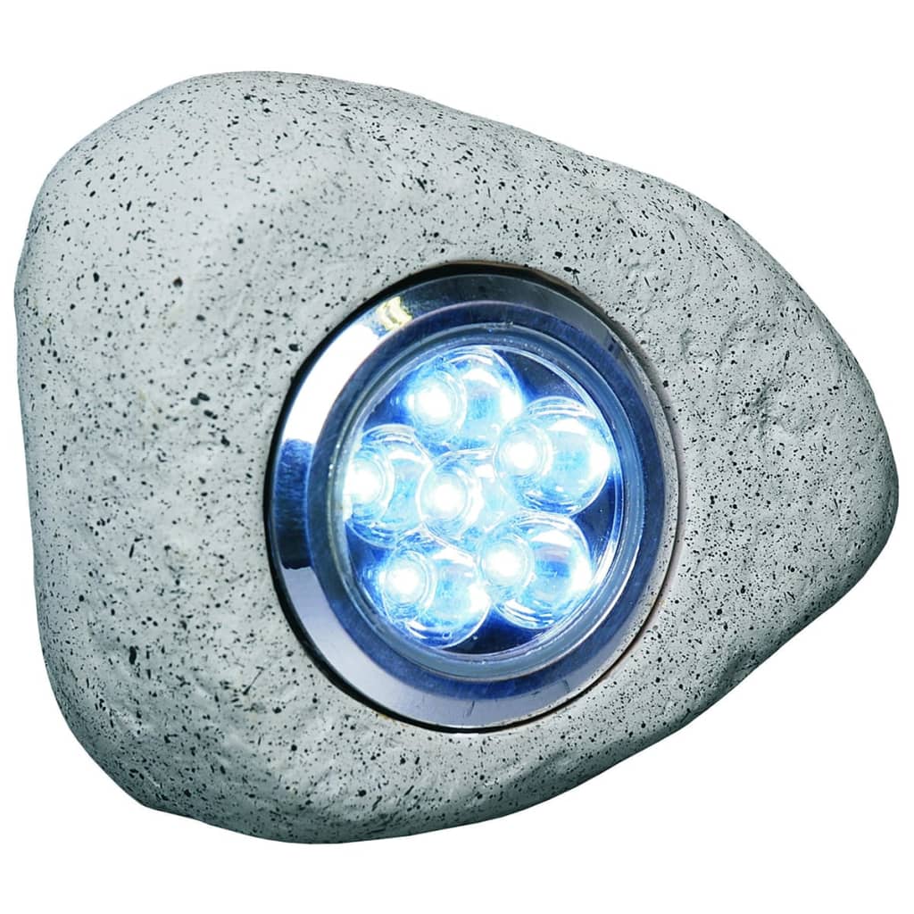 SmartWares LED-Gartenlampen Steinförmige 2,7 W Grau 3 ST RS306
