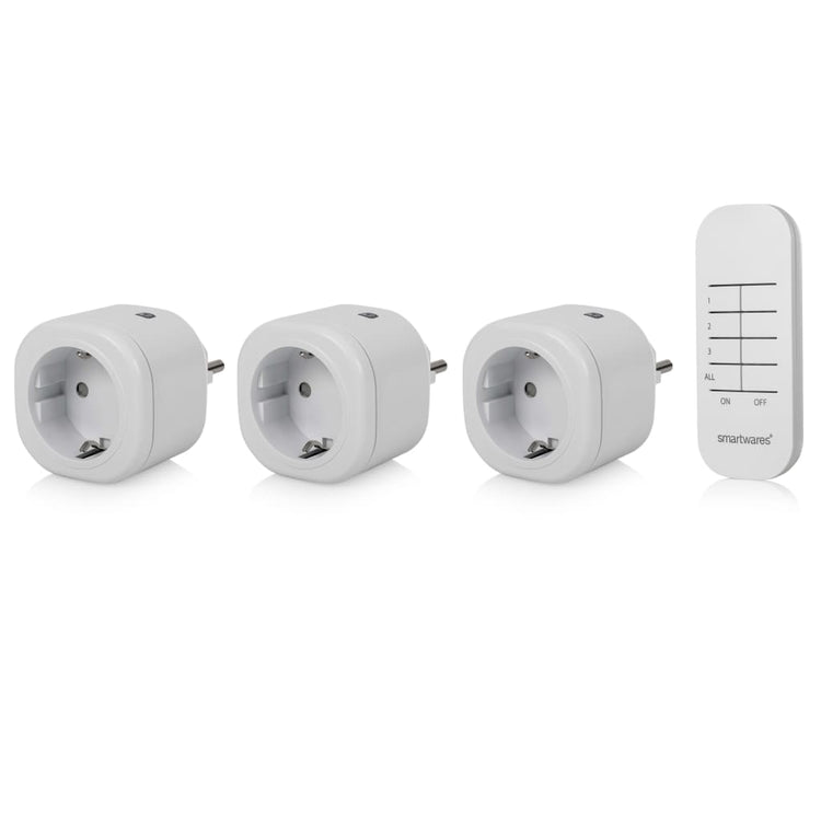 SmartWares Mini Switch Set für innerhalb von 8x5,5 x 5,5 cm weiß