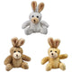 Kuscheltiere Hasen 3 sort. 12 cm. (in po