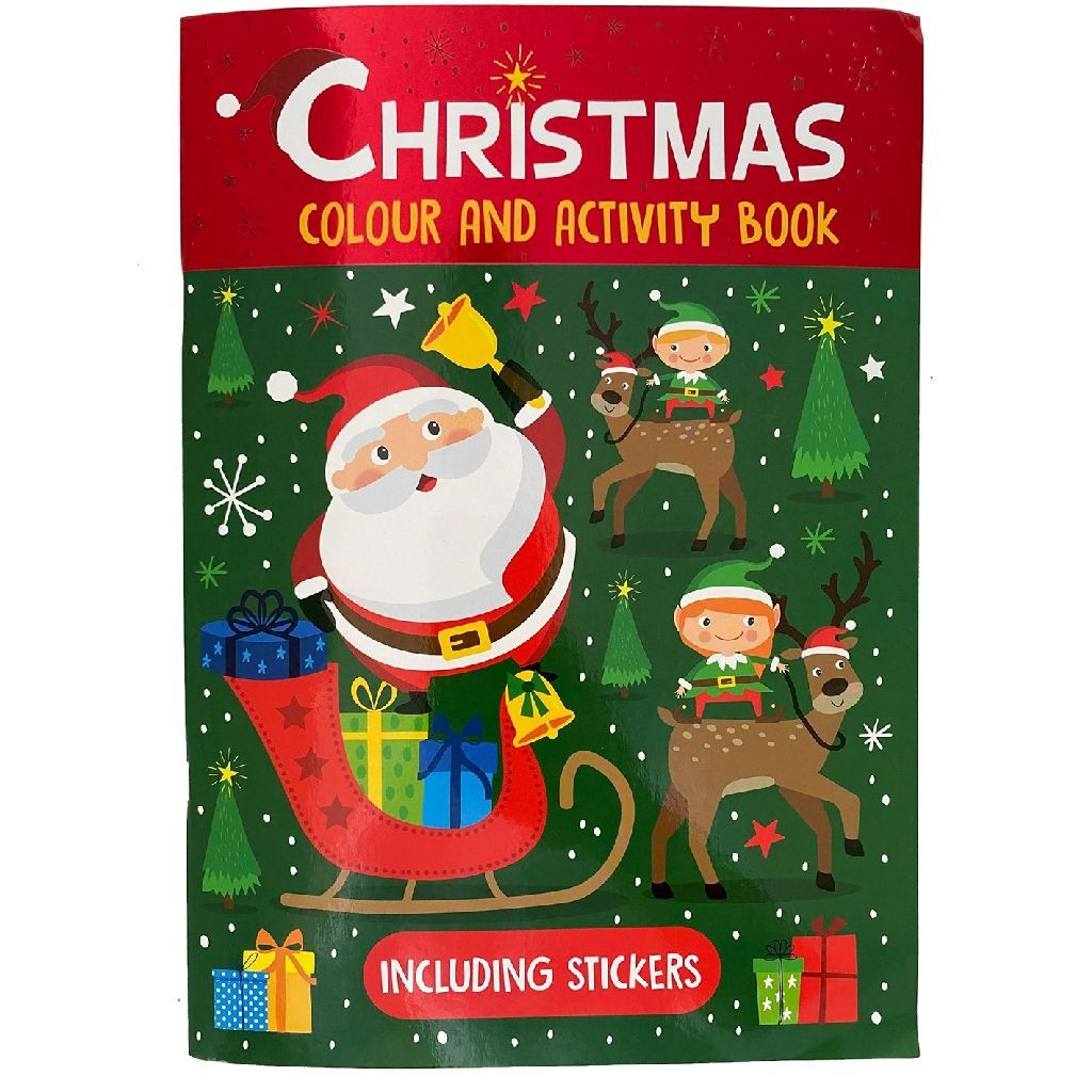 Farb- und Aktivitätsbuch A4 Weihnachten