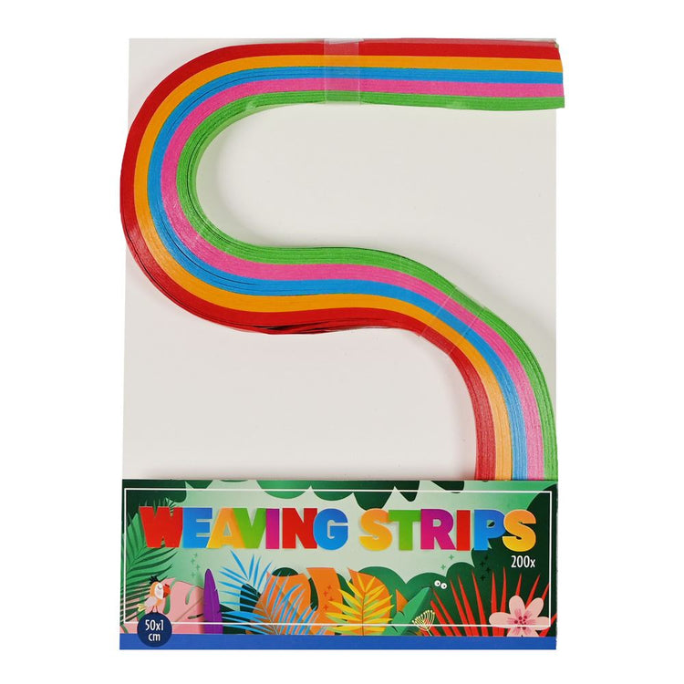 Basic Paper Braid Strips 50x1 cm 200 Stück
