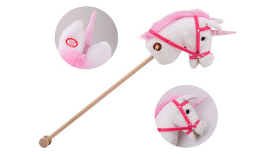 Johntoy Unicorn Hobby Horse mit Ton