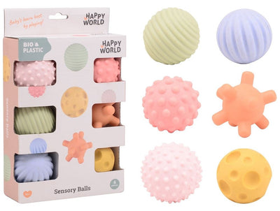 Johntoy Happy World Bio Motor -Fähigkeiten und Sinnesbälle