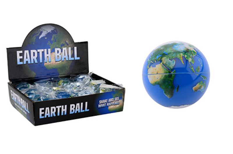 Johntoy John Toy Globe Glitzer-Hüpfball 65 mm