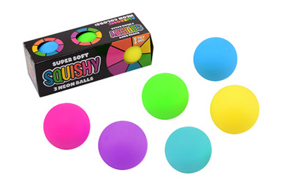 Neon Squeeze Ball, 3st.