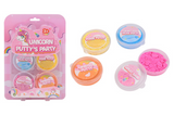 Johntoy Unicorn Putty Party, 4st - afbeelding 1