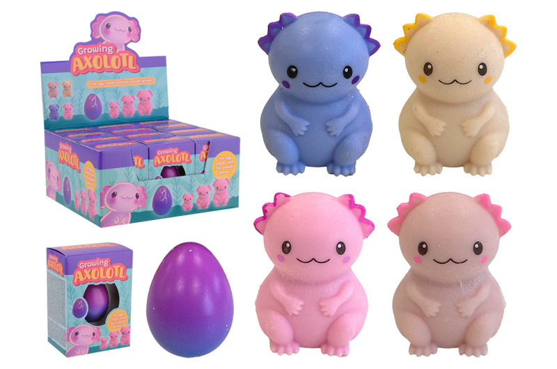 Johntoy züchtet Axolotl-Ei