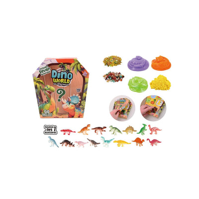 Johntoy Dino World – Slime Fun Mystery Box – 7-tlg.