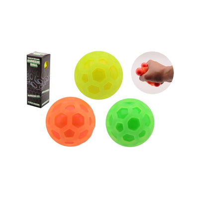 Johntoy Glow Squeeze Balls 3-teilig