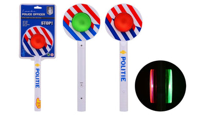 Johntoy Stoppschild Polizei mit Licht
