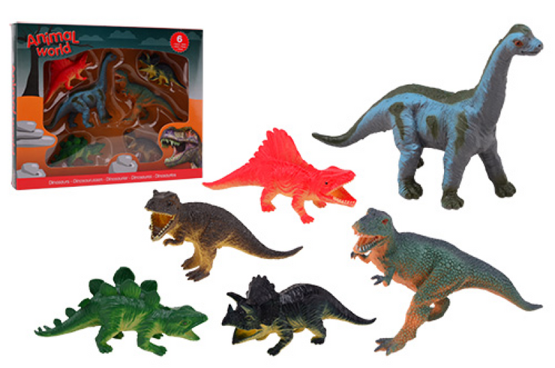 Johntoy Dinosaurier Geschenkbox, 6st.