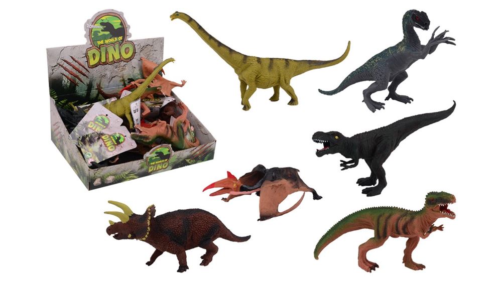 Dinosaurier im Display 20 cm. 6 sort. 3