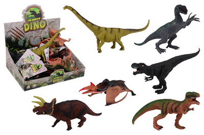 Dinosaurier im Display 20 cm. 6 sort. 3
