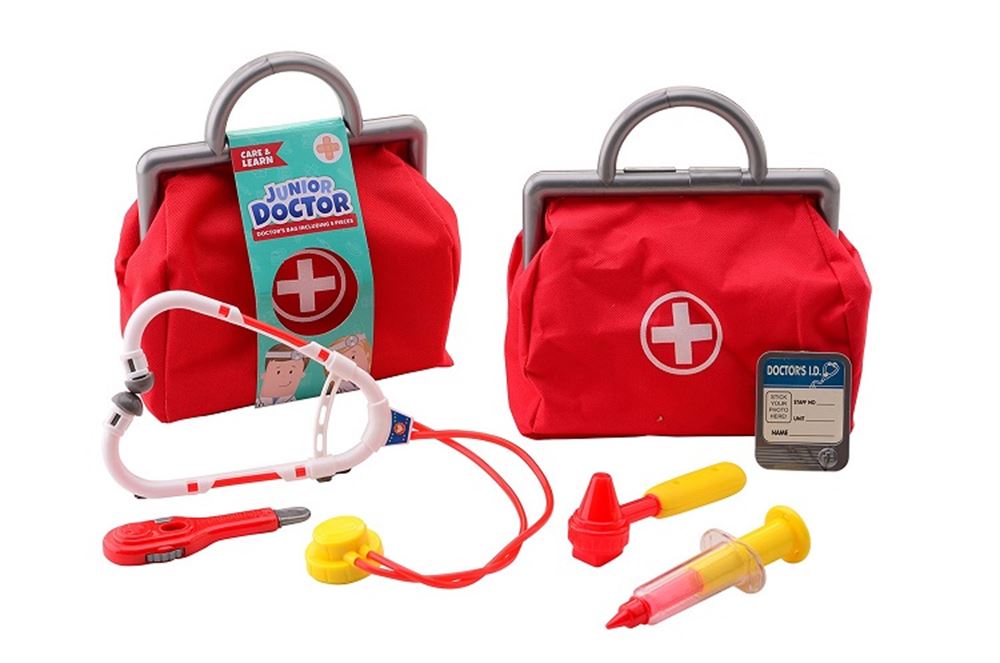 Johntoy Doctor's Bag mit Accessoires, 6dlg.
