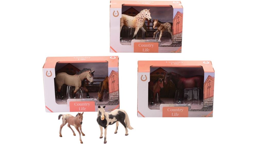 Pferdepflege-Medium-Set, 4-fach sortiert