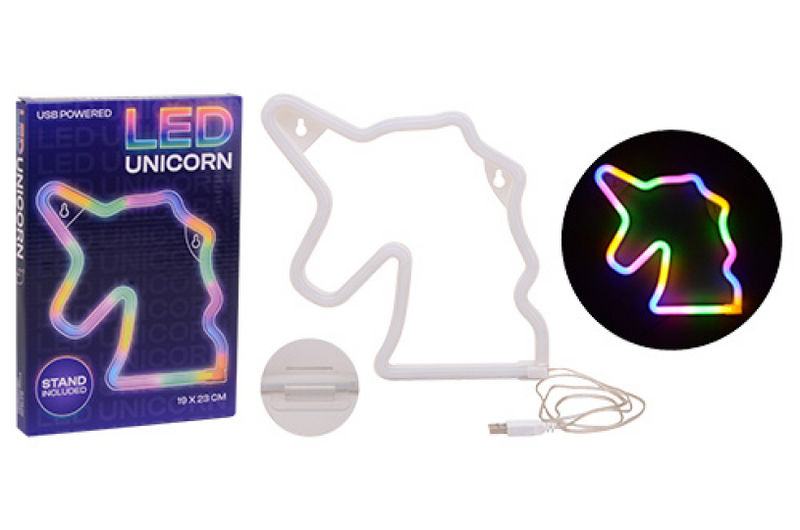 Johntoy Unicorn Regenbogenlampe mit USB