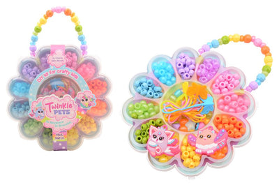 Johntoy Twinkle Pets – Perlenset in Blumenbox