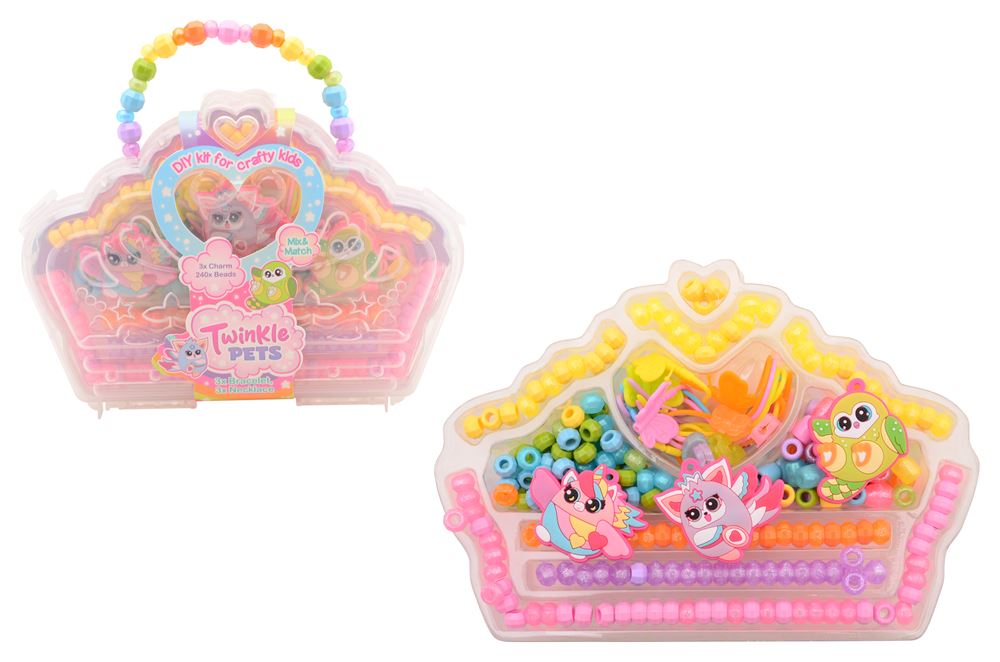 Johntoy Twinkle Pets – Perlenset in Prinzessinnenbox