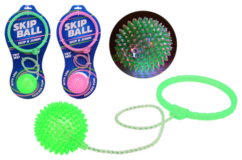Johntoy Single -Spring Ball mit Licht