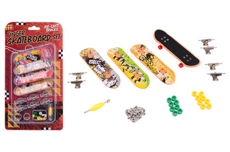 Johntoy Fingerskateboard -Set, 4dlg.