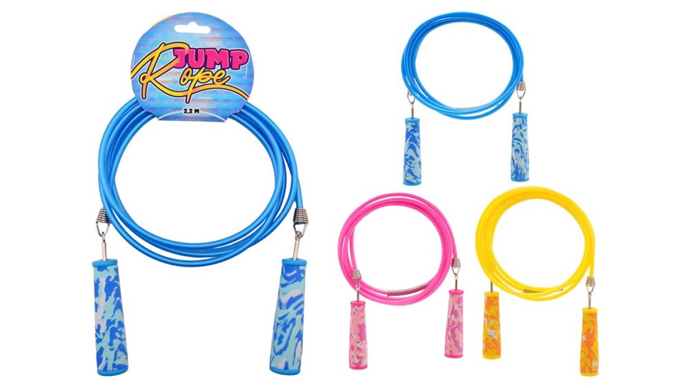 Johntoy Sommer-Springseil 2,1 m, 3-fach sortiert