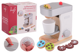 Joueco Holzkaffeemaschine mit Accessoires - afbeelding 1