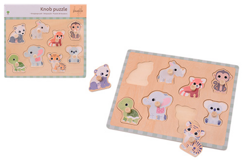 Joueco the Wildies Noppen -Puzzle, 8st.