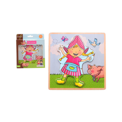 Johntoy jouéco® fien teun Holzpuzzle fien