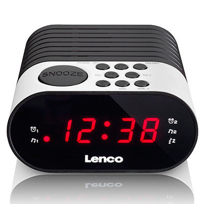 Lenco Lco CR-07 Alarm Clock Radio Weiß