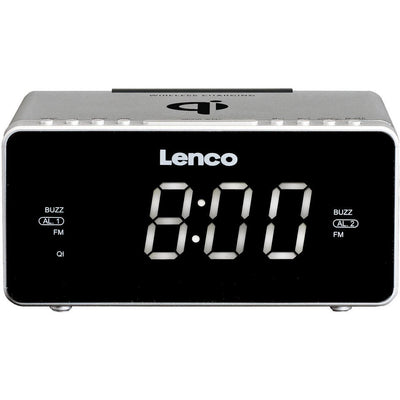 Lenco Lco CR-550 Klokradio Silber