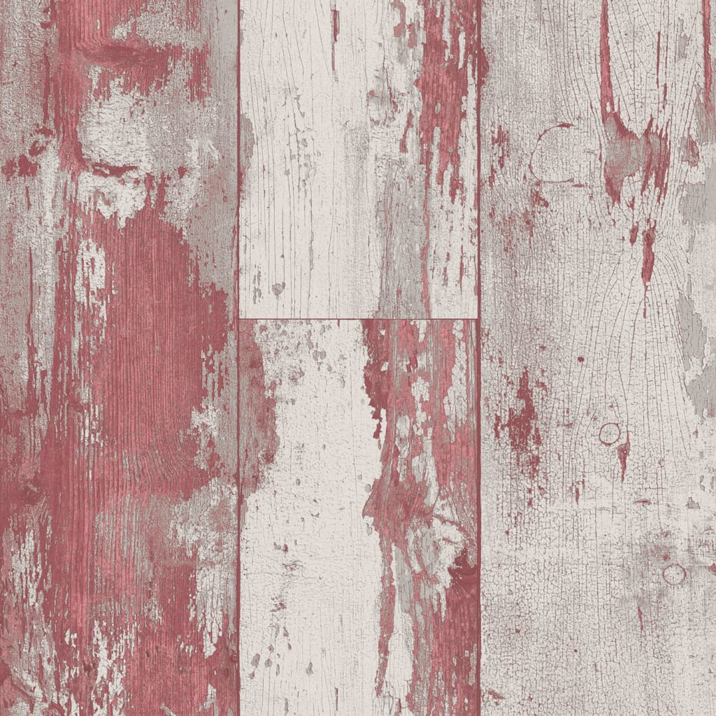 Niederländische Wandverkleidung Niederländische Wandverkauftapete Holz Rot und Beige