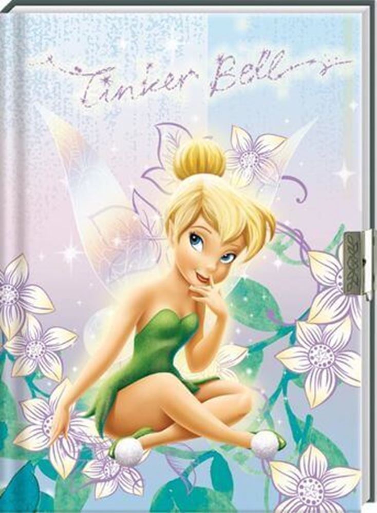 Tagebuch mit Vorhängeschloss: Tinkerbell