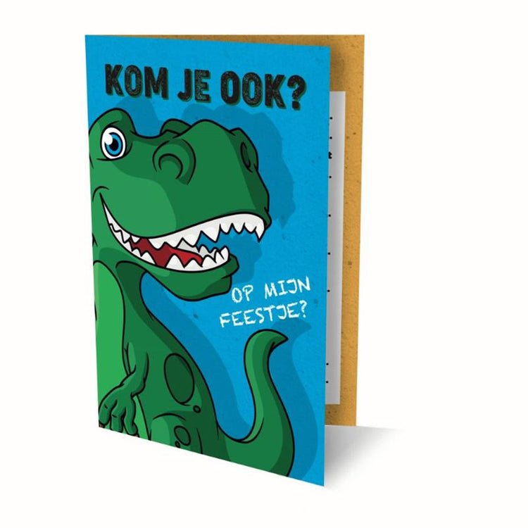Dinosaurier-Einladungskarten (6 Stück)