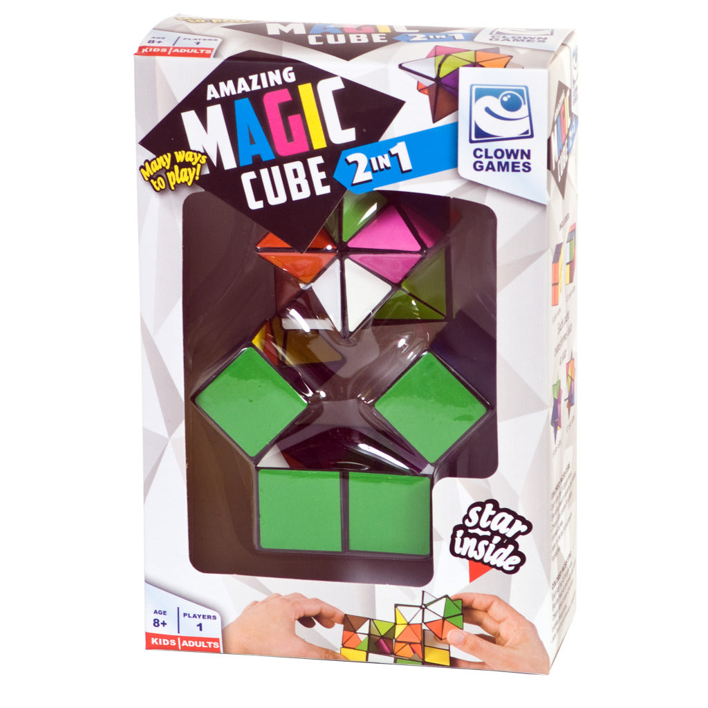 Clown Magic Puzzle Cube 2-in-1