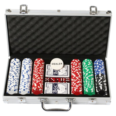 Basic -Poker -Set im Aluminiumkoffer
