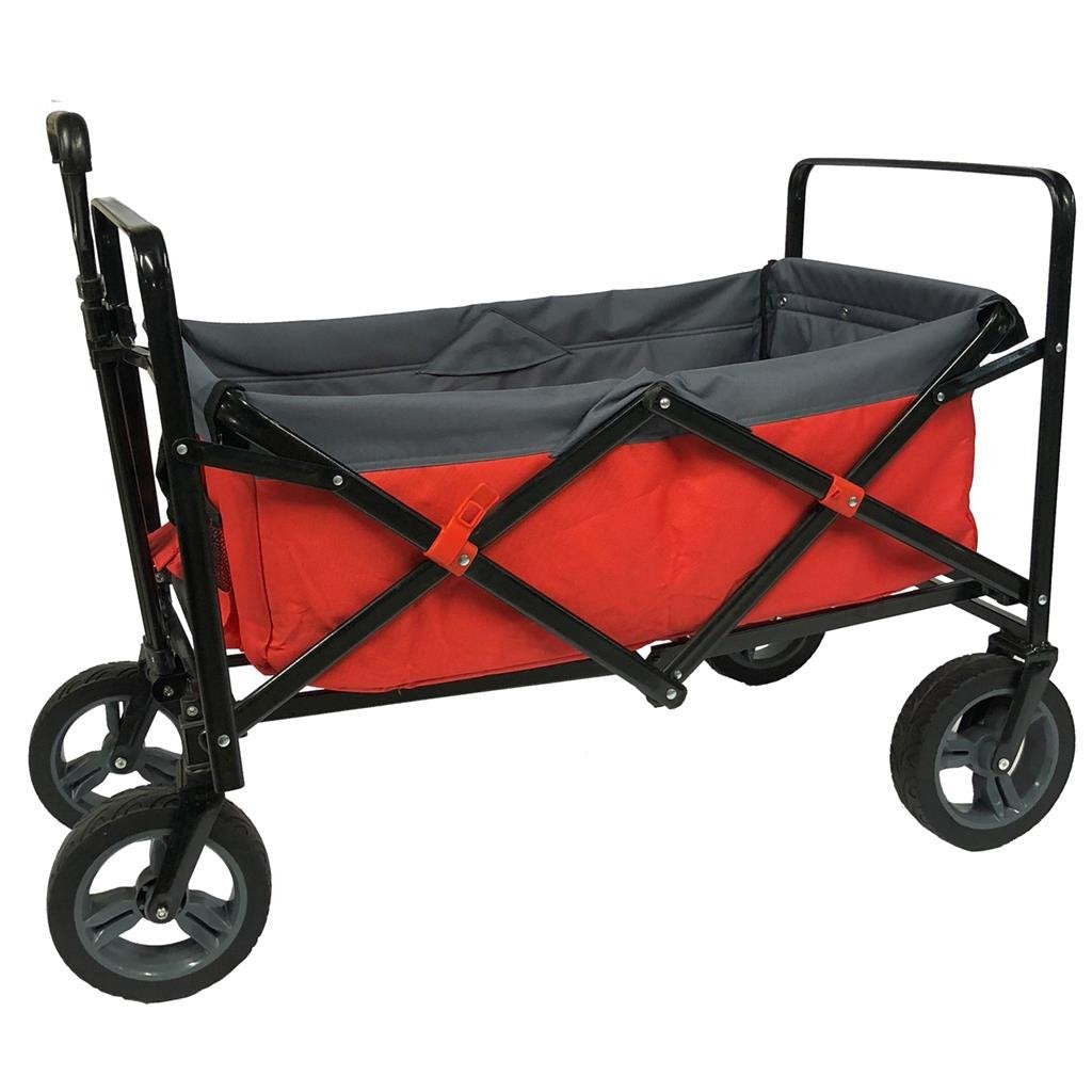 Outdoor Outdoor Faltbar mutiger Wagen Rotgrau Schwarz