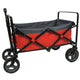 Outdoor Outdoor Faltbar mutiger Wagen Rotgrau Schwarz