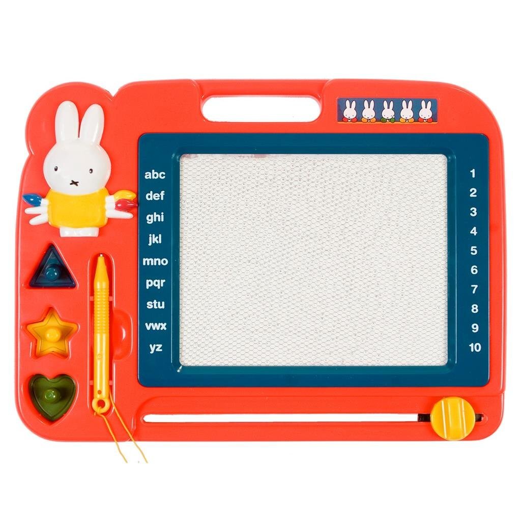 Miffy Magnetic Zeichenbrett mit Stift + 3 Briefmarken
